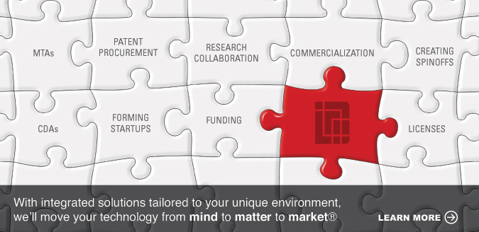 We'll move your technology from mind to matter to market