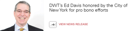 Ed Davis honored for pro bono efforts