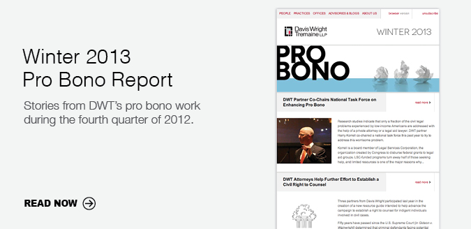 Pro Bono Report Winter2013