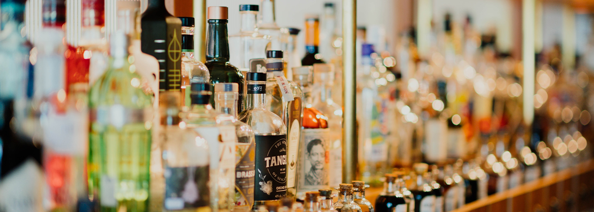 bottles of alcohol