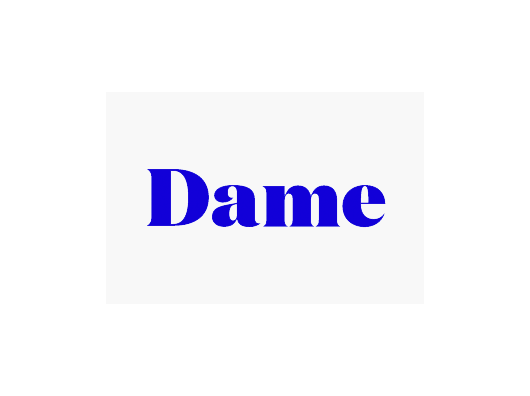 Dame Products logo