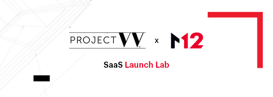 Project W and M2 SaaS Launch Lab logo banner