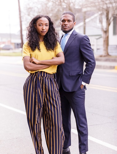 Stephanie Dorsey and Corey Jones