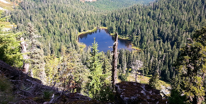 View of Lake Blethen